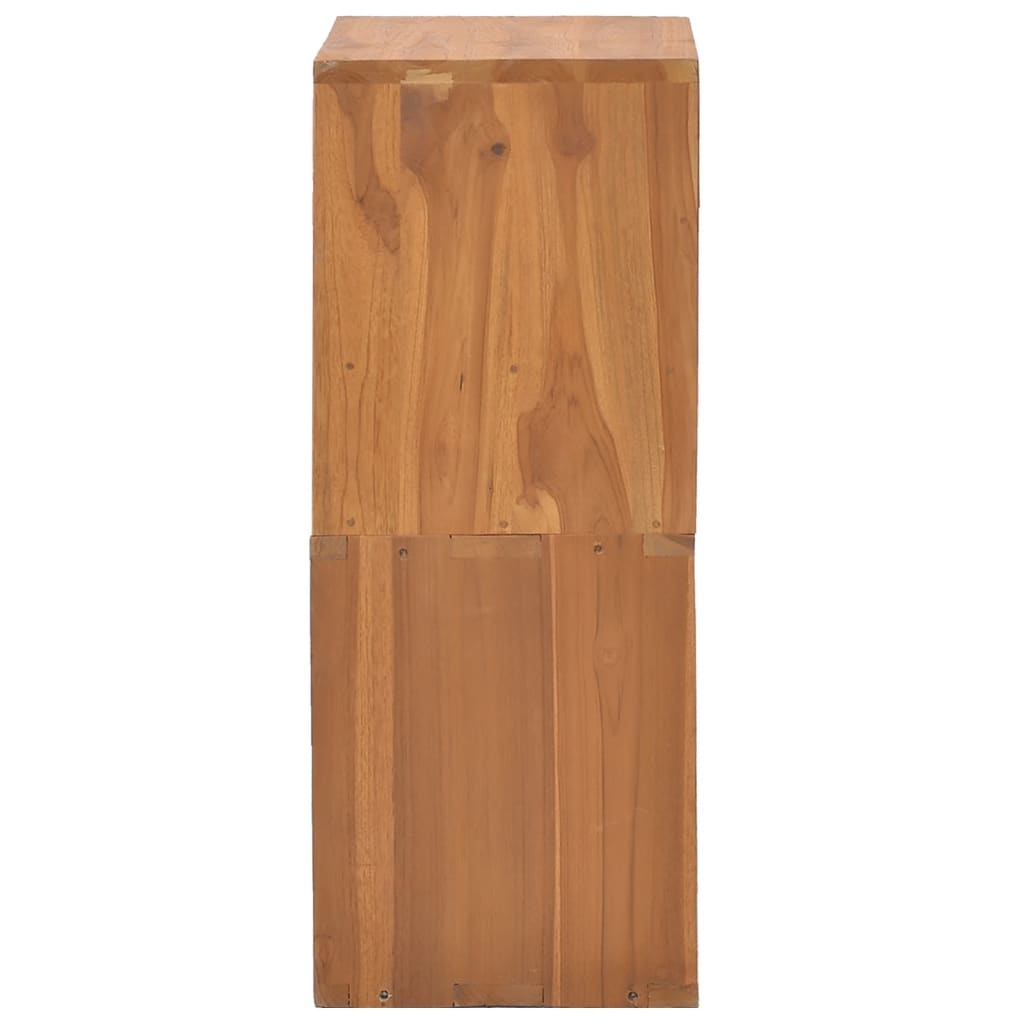 Aufbewahrungsschrank 40x30x76 cm Massivholz Teak