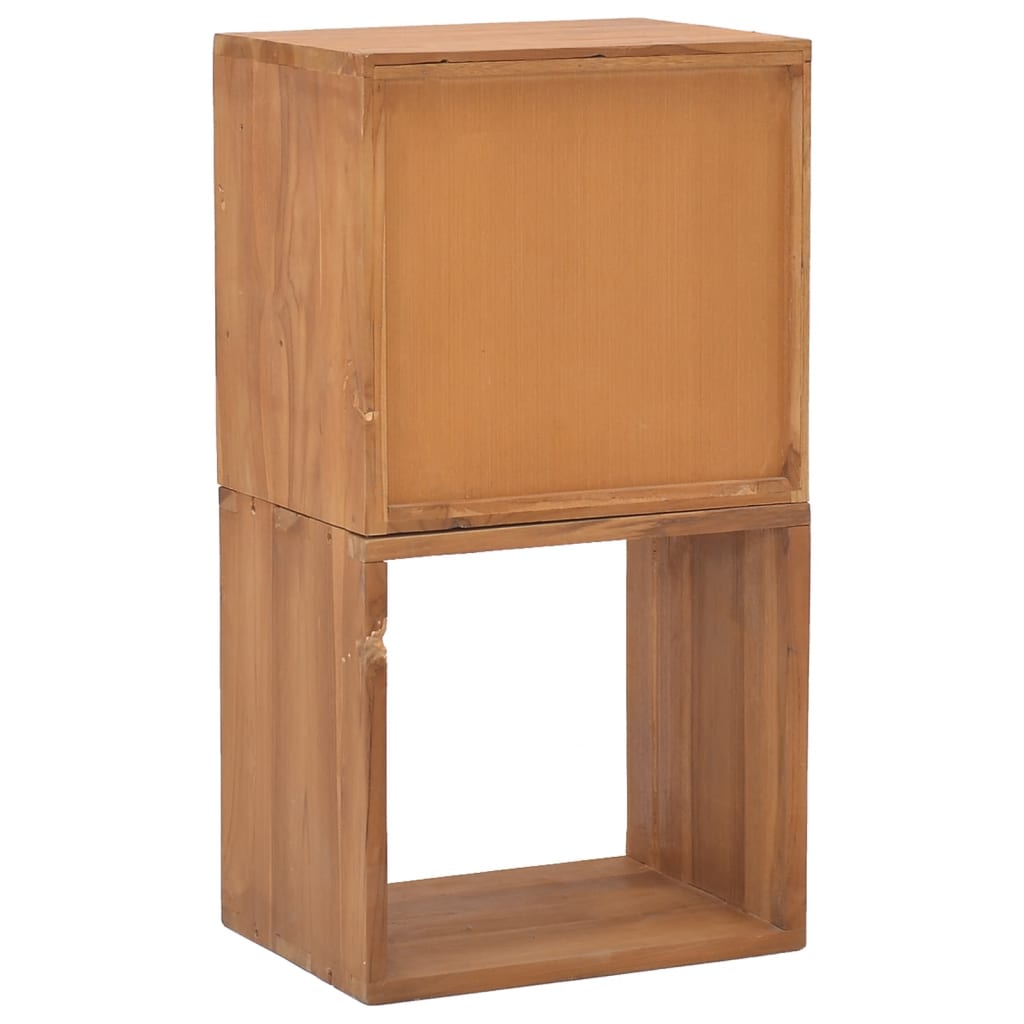 Aufbewahrungsschrank 40x30x76 cm Massivholz Teak