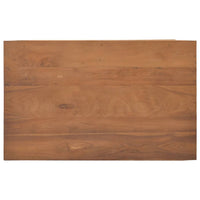 Thumbnail for TV-Schrank mit Rollen 80x50x42 cm Teak Massivholz