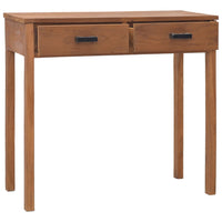 Thumbnail for Bürotisch 81x40x75 cm Teak Massivholz