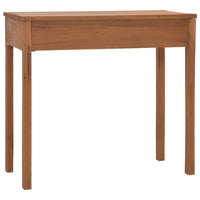 Thumbnail for Bürotisch 81x40x75 cm Teak Massivholz