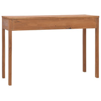 Thumbnail for Schreibtisch 110x40x75 cm Massivholz Teak