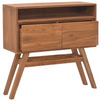 Thumbnail for Konsolentisch 80x30x80 cm Teak Massivholz
