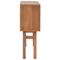 Thumbnail for Konsolentisch 80x30x80 cm Teak Massivholz