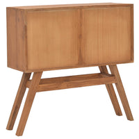 Thumbnail for Konsolentisch 80x30x80 cm Teak Massivholz