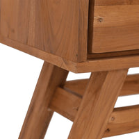 Thumbnail for Konsolentisch 80x30x80 cm Teak Massivholz