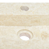 Thumbnail for Waschbecken Creme 58x39x10 cm Marmor