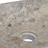 Thumbnail for Waschbecken Grau 50x35x10 cm Marmor