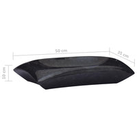 Thumbnail for Waschbecken Schwarz 50x35x10 cm Marmor