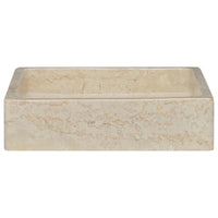 Thumbnail for Waschbecken Creme 40x40x10 cm Marmor