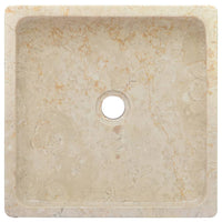 Thumbnail for Waschbecken Creme 40x40x10 cm Marmor