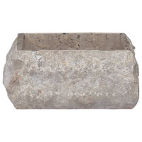 Thumbnail for Waschbecken Grau 30x30x13 cm Marmor