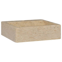 Thumbnail for Waschbecken Creme 40x40x12 cm Marmor