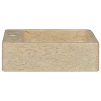 Thumbnail for Waschbecken Creme 40x40x12 cm Marmor