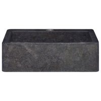 Thumbnail for Waschbecken Schwarz 40x40x12 cm Marmor