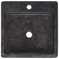 Thumbnail for Waschbecken Schwarz 40x40x12 cm Marmor