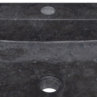 Thumbnail for Waschbecken Schwarz 40x40x12 cm Marmor
