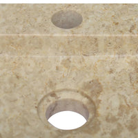 Thumbnail for Waschbecken Creme 38x24x6,5 cm Marmor