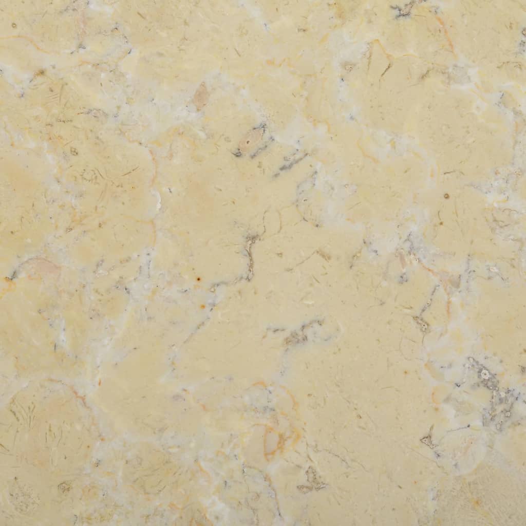 Tischplatte Creme Ø40x2,5 cm Marmor