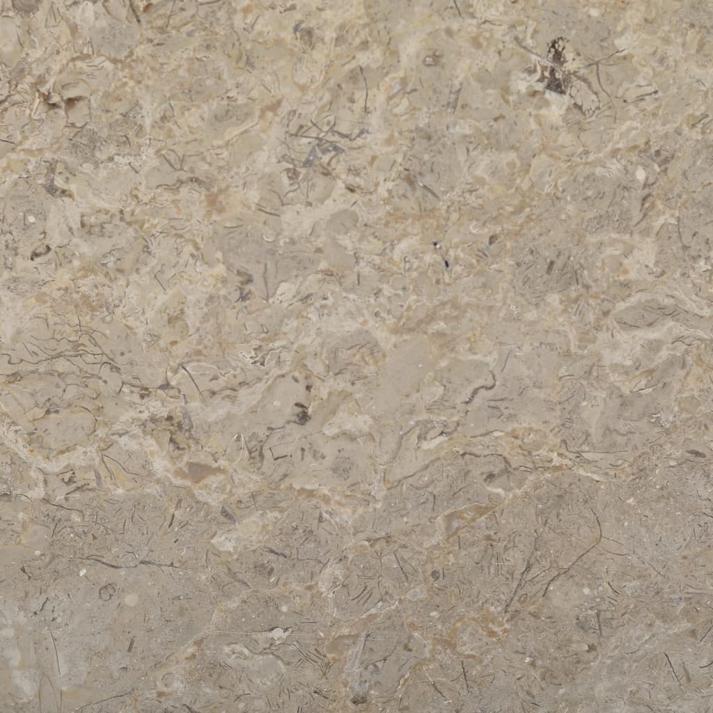 Tischplatte Grau Ø60x2,5 cm Marmor