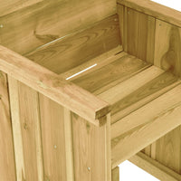 Thumbnail for 7-tlg. Garten-Essgruppe mit Kissen Imprägniertes Kiefernholz