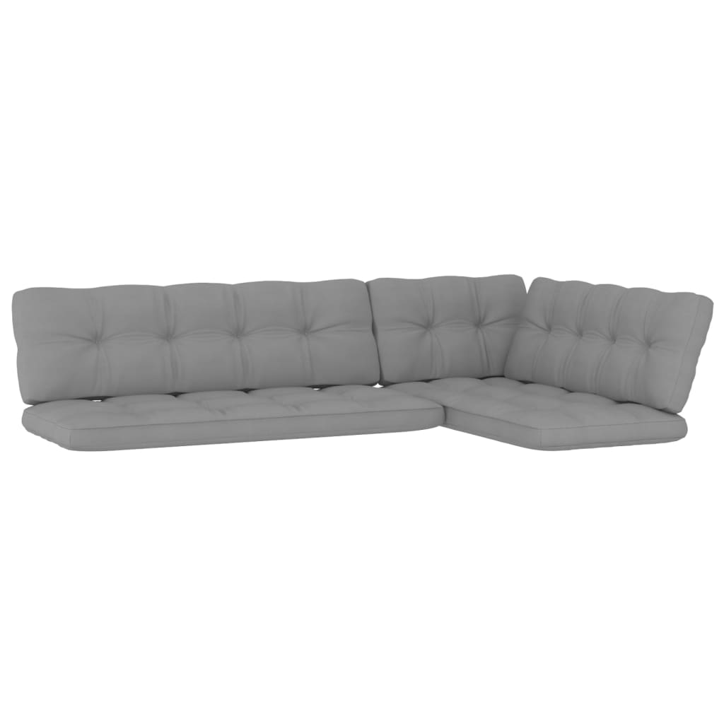 3-tlg. Garten-Lounge-Set mit Kissen Kiefernholz Imprägniert