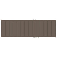 Thumbnail for Sonnenliege mit Taupe Auflage Imprägniertes Kiefernholz