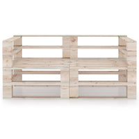 Thumbnail for Garten-Palettensofa 2-Sitzer Kiefernholz