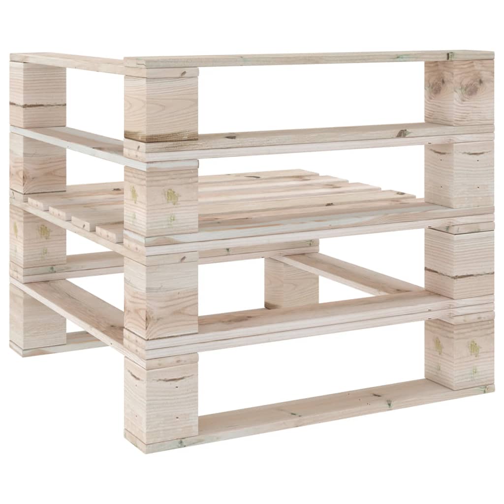 Garten-Palettensofa 2-Sitzer Kiefernholz
