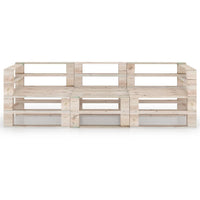 Thumbnail for Garten-Palettensofa 3-Sitzer Kiefernholz