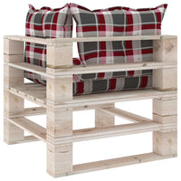 Thumbnail for Garten-Paletten-Ecksofa mit Kissen Kiefernholz