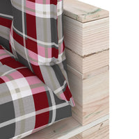 Thumbnail for Garten-Paletten-Ecksofa mit Kissen Kiefernholz