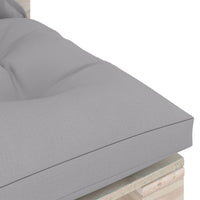 Thumbnail for Garten-Paletten-Mittelsofa mit Kissen Kiefernholz