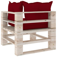 Thumbnail for Garten-Palettensofa 2-Sitzer mit Kissen Kiefernholz