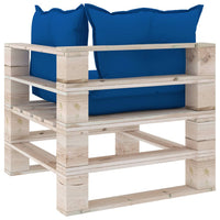 Thumbnail for Garten-Palettensofa 2-Sitzer mit Kissen Kiefernholz