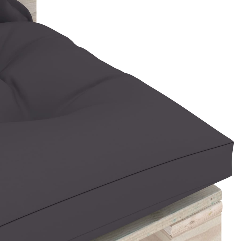 Garten-Palettensofa 4-Sitzer mit Kissen Kiefernholz