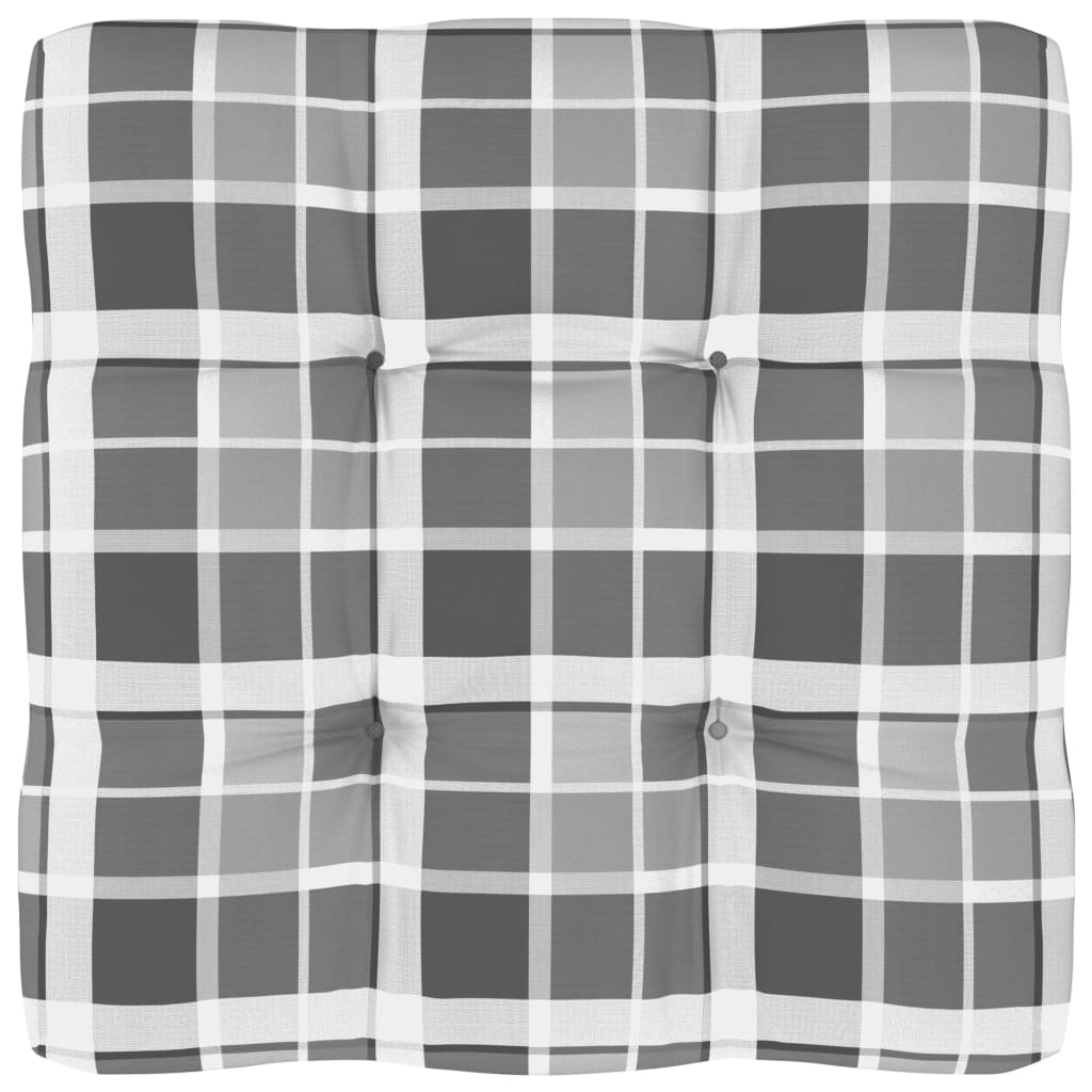 Garten-Paletten-Hocker Weiß Imprägniertes Kiefernholz