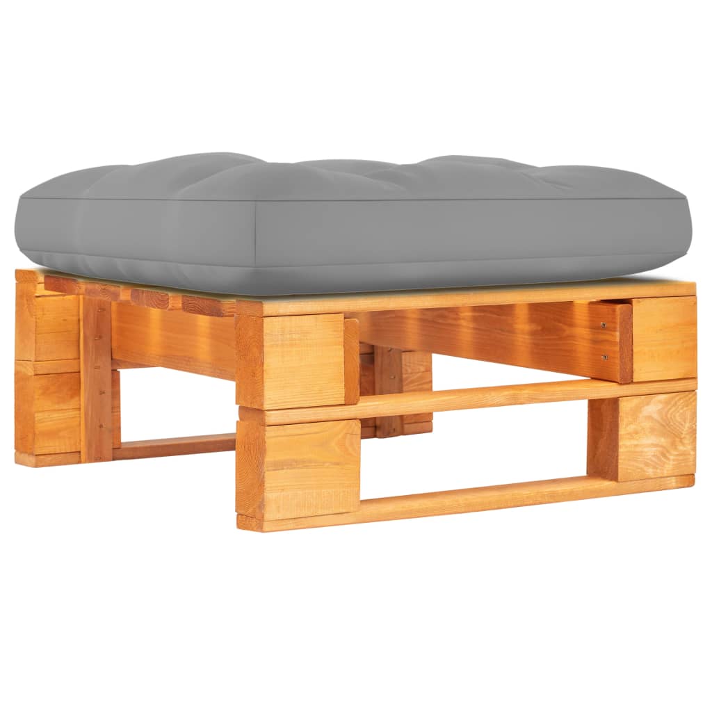 Garten-Paletten-Hocker Honigbraun Imprägniertes Kiefernholz