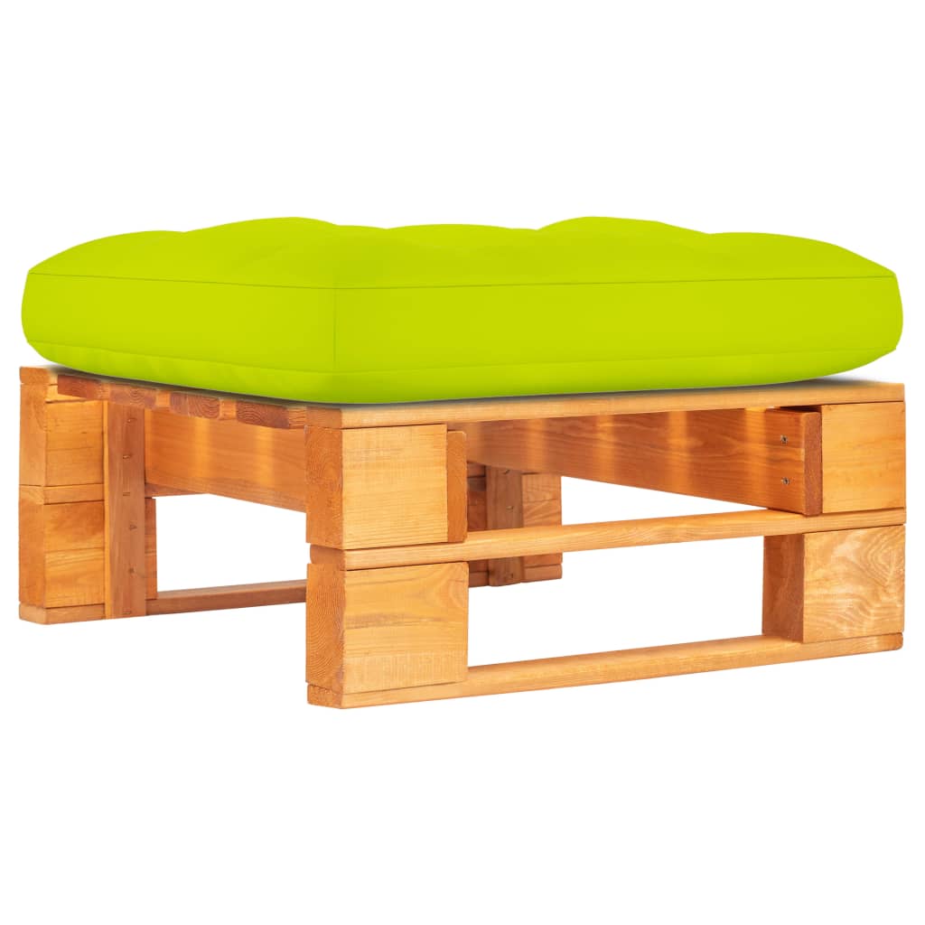 Garten-Paletten-Hocker Honigbraun Imprägniertes Kiefernholz