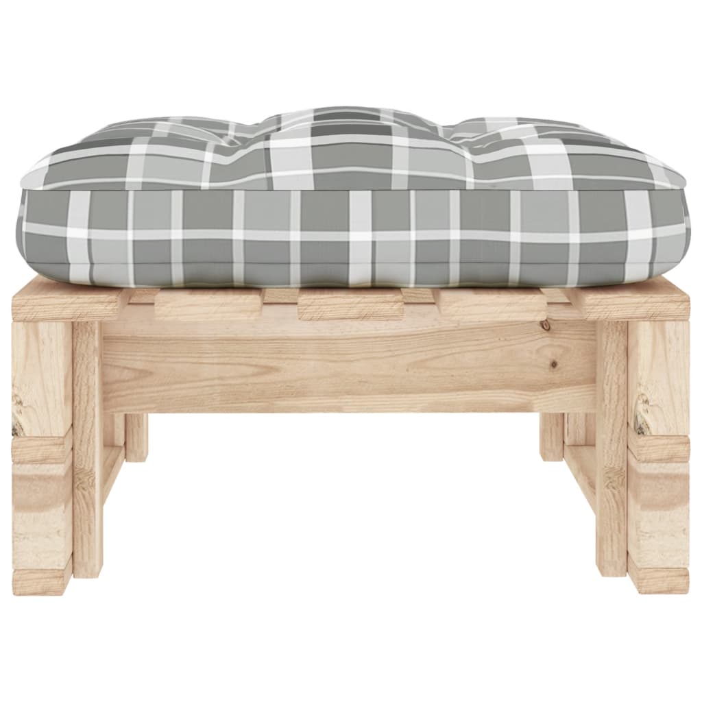 Garten-Paletten-Hocker Imprägniertes Kiefernholz