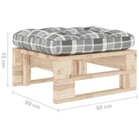 Thumbnail for Garten-Paletten-Hocker Imprägniertes Kiefernholz