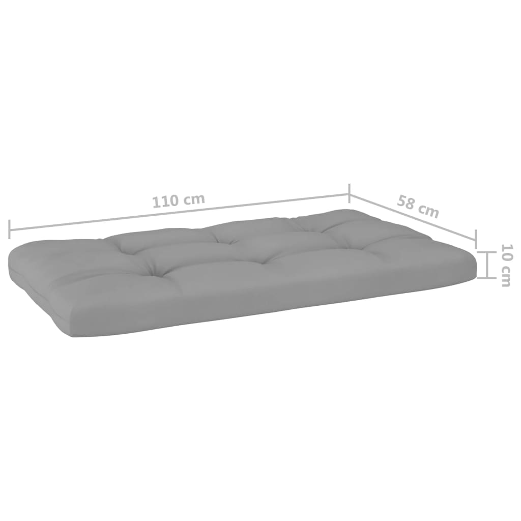 Garten-Paletten-Mittelsofa Grün Imprägniertes Kiefernholz
