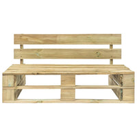 Thumbnail for Garten-Paletten-Mittelsofa Grün Imprägniertes Kiefernholz