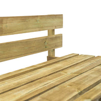 Thumbnail for Garten-Paletten-Mittelsofa Grün Imprägniertes Kiefernholz