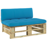 Thumbnail for Garten-Paletten-Mittelsofa Grün Imprägniertes Kiefernholz