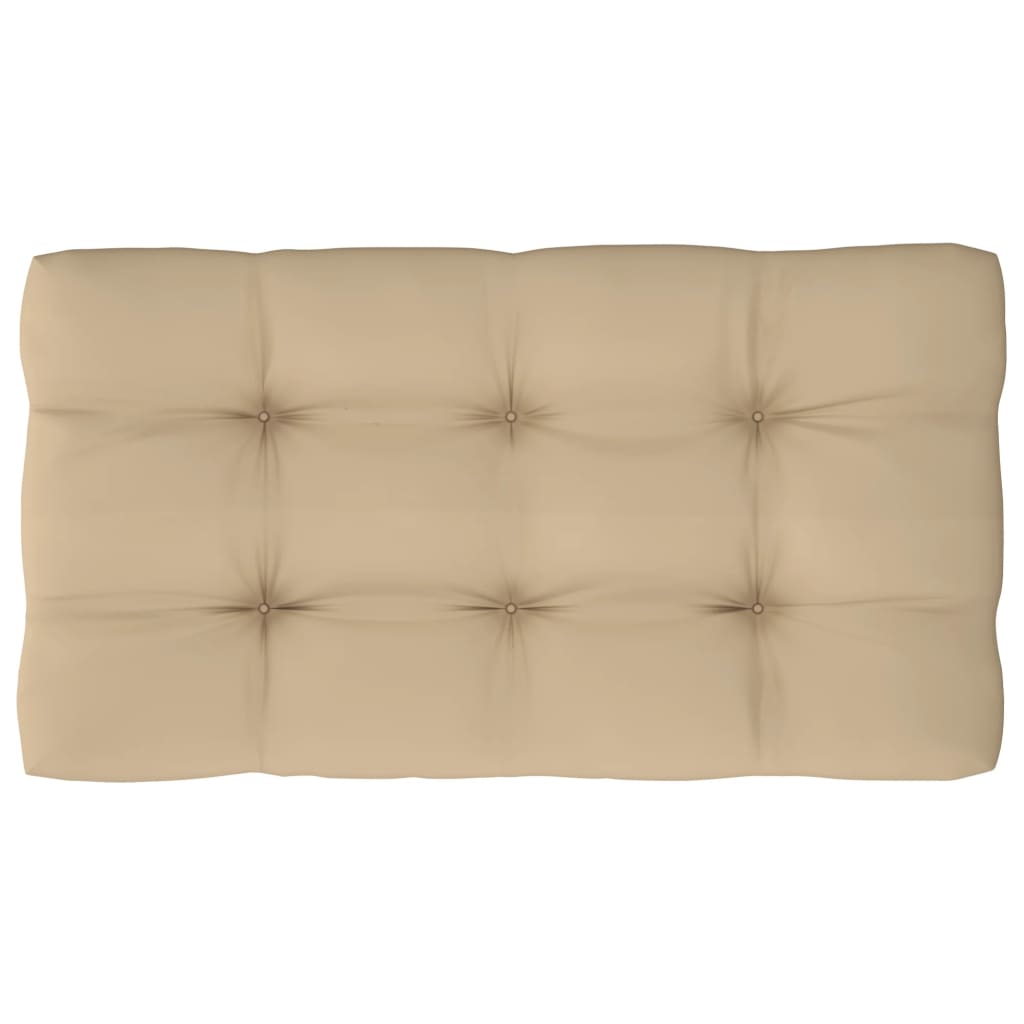 Garten-Paletten-Mittelsofa Grau Imprägniertes Kiefernholz