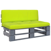 Thumbnail for Garten-Paletten-Mittelsofa Grau Imprägniertes Kiefernholz