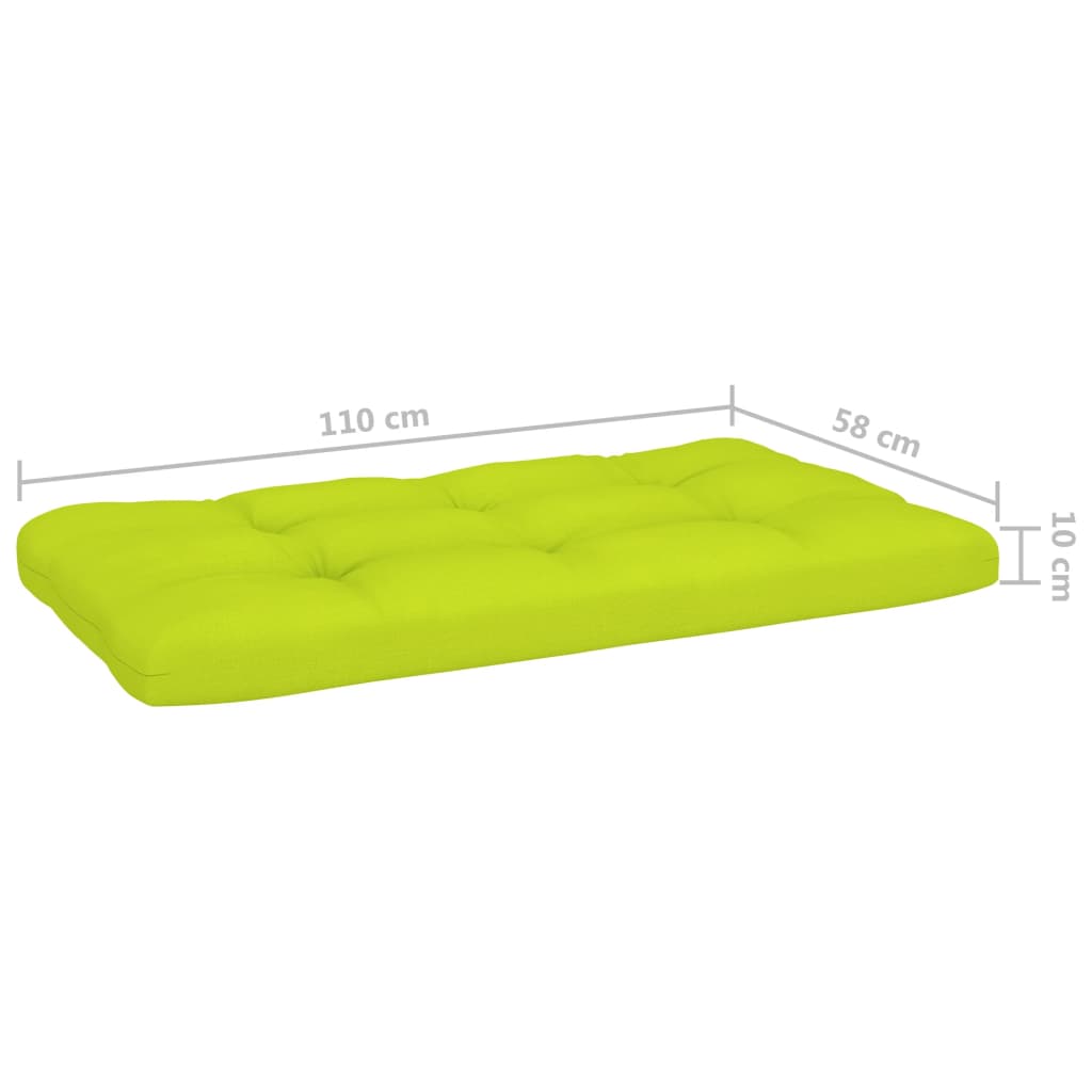Garten-Paletten-Mittelsofa Grau Imprägniertes Kiefernholz