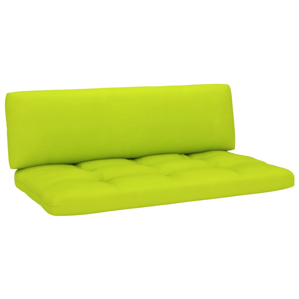 Garten-Paletten-Mittelsofa Grau Imprägniertes Kiefernholz