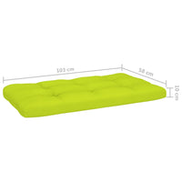 Thumbnail for Garten-Paletten-Mittelsofa Schwarz Imprägniertes Kiefernholz